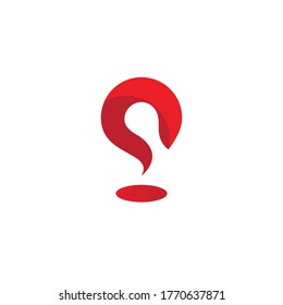 Location point Logo vector template