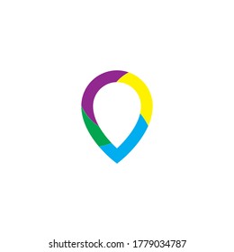 Location point Logo vector template