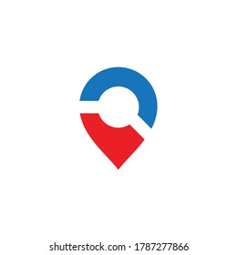 Location point Logo vector template