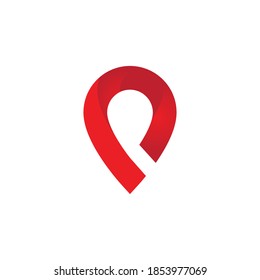 Location point Logo vector template illustration design