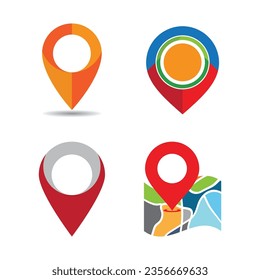 Location point Logo vector template