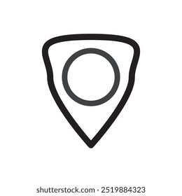 Modelo de vetor de logotipo de ponto de localização