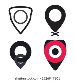 Location point Logo vector template