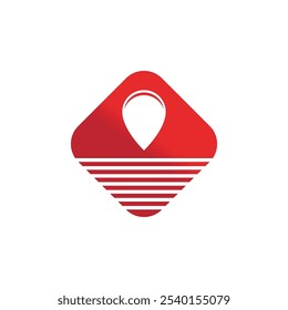 Location point Logo vector template
