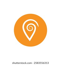 Location point Logo vector template