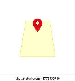 location point simple shapes vector icon