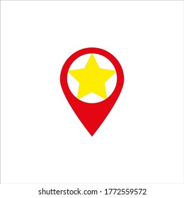 location point simple shapes vector icon