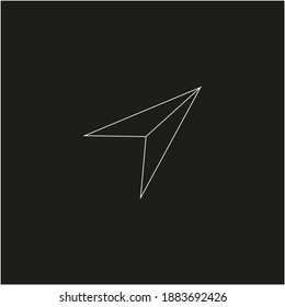 location point simple shapes vector icon