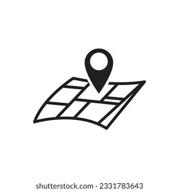 Design-Vorlage für Vektorsymbol am Speicherort