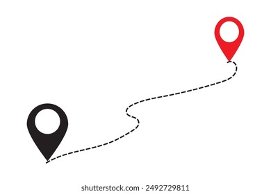 Location point vector icon design template