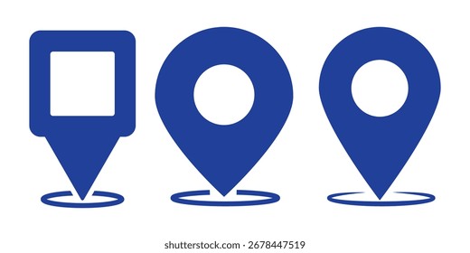  símbolo de ícone de ponteiro de local em estilo simples. Ícone vermelho do pino de localização,