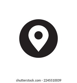 location and pointer icon vector illustration