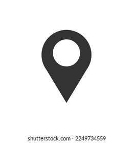Location pointer vector icons.Map pin.