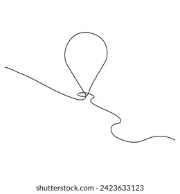 Location pointers one continuous line drawing isolated on white background minimalist design