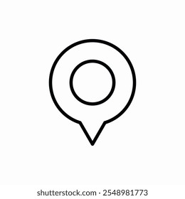 location position direction mark icon vector sign