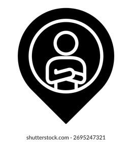 Icon-Element des Lagerplatzprofils für Entwurf