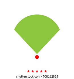 Location or radar  icon .
