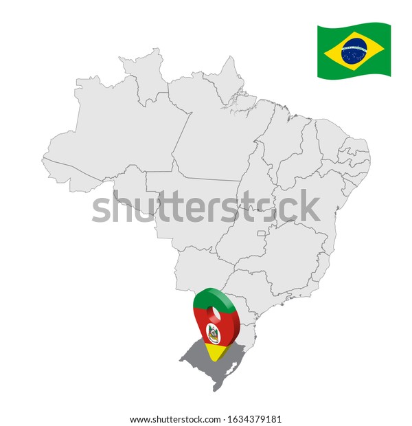 Location Rio Grande Do Sul On Stock Vector Royalty Free