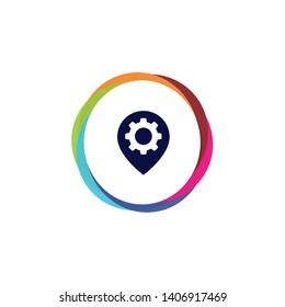 Location Settings - Vector App Icon