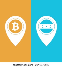 Location sign for bitcoin adoption in Honduras