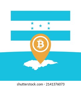 Location sign for bitcoin adoption in Honduras