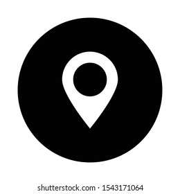 location sign icon isolated vector