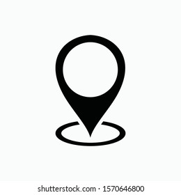 location sign icon vector isolated