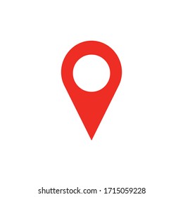 Location sign icon vector simple design