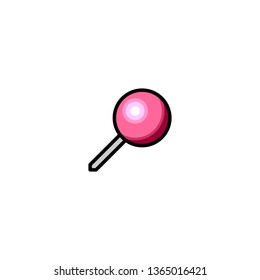 Location sign Isolated on white background emoji, emoticon