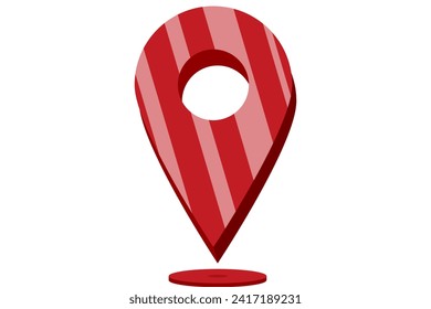 Location Social Media Sticker Design