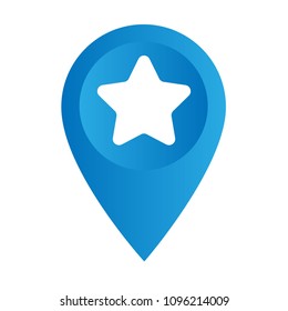 location star icon. vector illustration