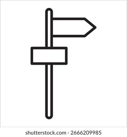 Location stock icon outline vector