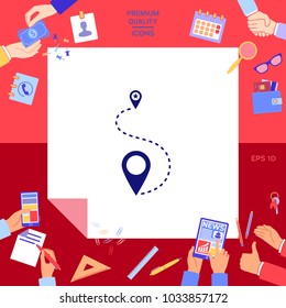 Location symbol Icon