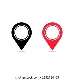 location symbol and icon