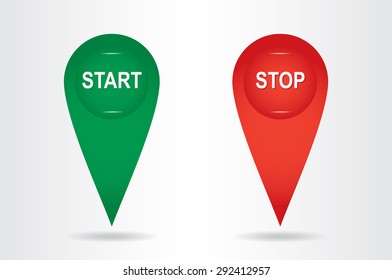 Location symbol. Map pointer icon. 