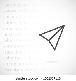 A location symbol and mark on the map vector icon. A sign of a route. An illustration of gps navigation and coordinates. A label on the map. Globe icon.
