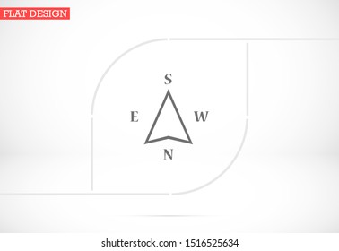 A location symbol and mark on the map vector icon. A sign of a route. An illustration of gps navigation and coordinates. A label on the map. Globe icon.
