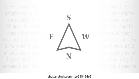 A location symbol and mark on the map vector icon. A sign of a route. 