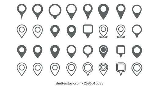
Lage Symbol Pin Symbol Lage Symbol Pin Symbol Pin Vektor Lage Karte