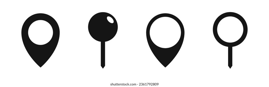 Location symbol. Location pointer icons. Map markers collection. Pin pointer icons. EPS 10Location symbol. Location pointer icons. Map markers collection. Pin pointer icons. EPS 10