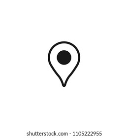Location symbol vector icon