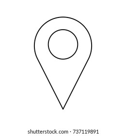location symbol  vector illustration