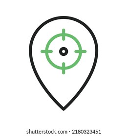 Location Target icon vector image. Can also be used for Digital Marketing. Suitable for mobile apps, web apps and print media.