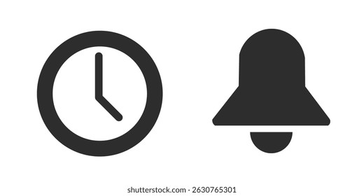Location, time, calendar and notification icon