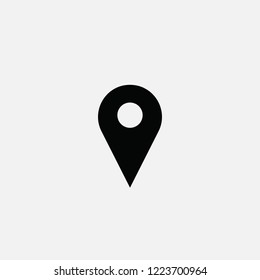 Location tracking pin icon