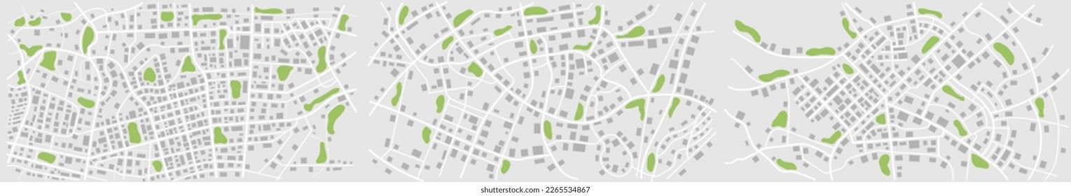 Location tracks dashboard. Town roadmap. City streets and blocks, route distance data, path turns and destination tag or mark. Huge city top view.