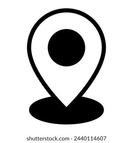 Ilustración del icono de interfaz de usuario de ubicación