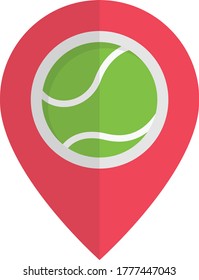 location vector flat color icon