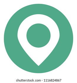 location  vector flat icon