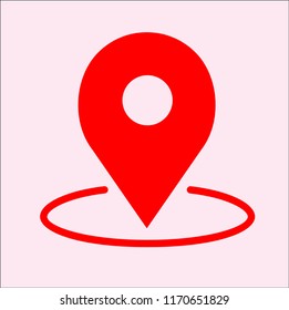 LOCATION VECTOR ICON